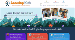 Desktop Screenshot of jazzitupkids.com